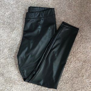 EXPRESS Black Leather Leggings